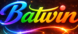 Batwin app logo with colorful 3D text and modern gaming interface